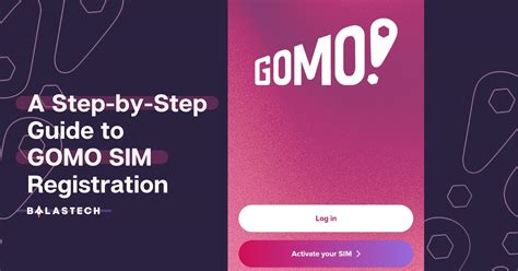 gomo sim registration act|Gomo Sim Registration Guide .